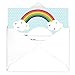 Canopy Street Rainbows And Hearts Kids Thank You Note Card Pack 20 Vibrant Fill In Thank You Cards And White Envelopes 4 58 x 6 14 Birthday Party Thanks Cards - Image 4