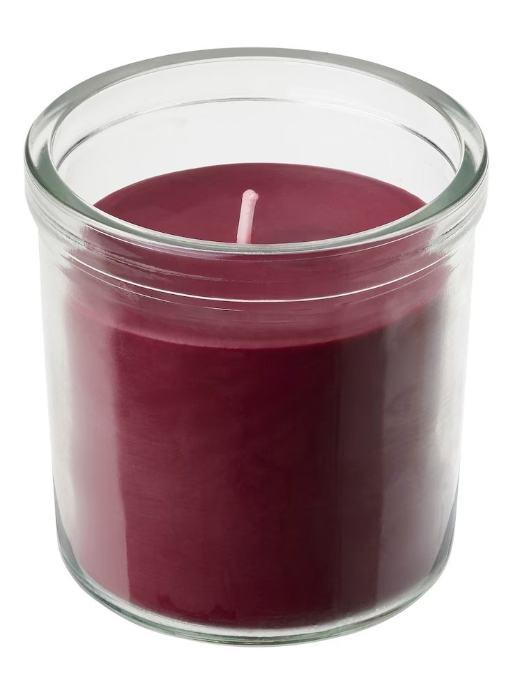 EVER SHINE Scented candle in glass Berries/red 40 hr - Image 1