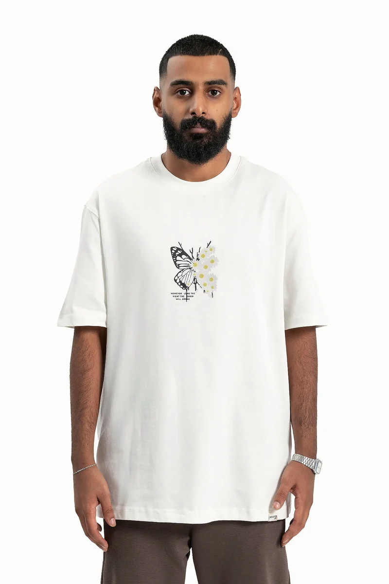 Wecre8 Men's White Dawn T-shirt