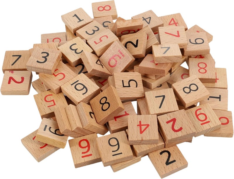 WE Games Replacement Wooden Sudoku Number Tiles - Extra Set of Pieces - Image 1