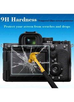 SJet 2 PACK Screen Protector for Sony A7 IV Alpha 7 IV A7IV A7M4 A74 Tempered Glass Cover 0.3mm 9H Hardness Anti-Scrach Anti-Bubble  - Image 3