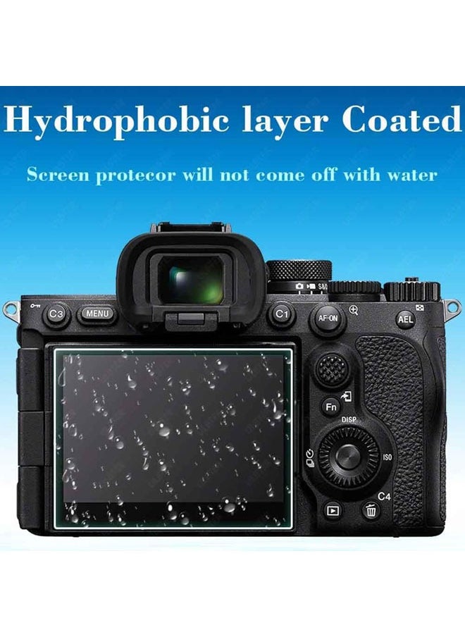 SJet - 2 PACK Screen Protector for Sony A7 IV Alpha 7 IV A7IV A7M4 A74 Tempered Glass Cover 0.3mm 9H Hardness Anti-Scrach Anti-Bubble - Image 1