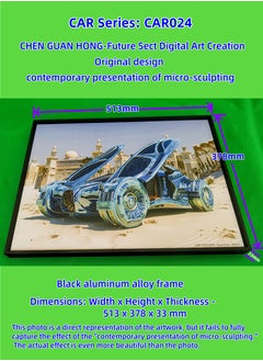 Painting - "CAR 024" by CHEN GUAN HONG: Future Sect Digital Art Creation, Sci-Fi Modern Artistic Design, Contemporary Presentation of Micro-Sculpting. This work is currently available exclusively on Platform "Noon"；The following themes are related to the works: Artwork,Decorative Painting ,Modern Artwork,Abstract Paintings,Wall Art ,Interior Decoration,Home Decor,Classic Decor,Custom Painting,Office design,Commercial design,Model home design,Clubhouse interior design,Furniture design,Landscape design,Architecture design,Soft decoration,Molding,Villa design,Decorating,Interior Design,Residential Interior Design,Commercial Decorating,Budget-Friendly Decor Ideas,Modern Home Decor Trends,Vintage Decor Inspirations,Small Space Solutions,City-Specific Interior Designers,Tips for Maximizing Small Living Spaces,Latest Trends in Home Decor for 2025.