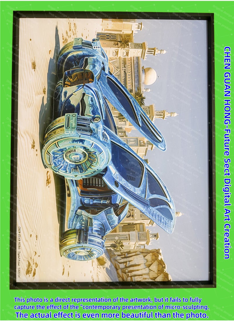 Generic - Painting - "CAR 024" by CHEN GUAN HONG: Future Sect Digital Art Creation, Sci-Fi Modern Artistic Design, Contemporary Presentation of Micro-Sculpting. This work is currently available exclusively on Platform "Noon"；The following themes are related to the works: Artwork,Decorative Painting ,Modern Artwork,Abstract Paintings,Wall Art ,Interior Decoration,Home Decor,Classic Decor,Custom Painting,Office design,Commercial design,Model home design,Clubhouse interior design,Furniture design,Landscape design,Architecture design,Soft decoration,Molding,Villa design,Decorating,Interior Design,Residential Interior Design,Commercial Decorating,Budget-Friendly Decor Ideas,Modern Home Decor Trends,Vintage Decor Inspirations,Small Space Solutions,City-Specific Interior Designers,Tips for Maximizing Small Living Spaces,Latest Trends in Home Decor for 2025. - Image 1