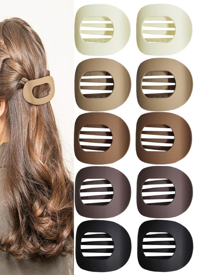 VORSET 3 Pcs3 Pcs French Concord Hair Claw Clips Flat Barrettes & Duckbill Clutchers Strong Hold Hair Accessories for Women & Girls - Image 1