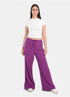 Clue Wide Leg Pants with Slits  - Image 3