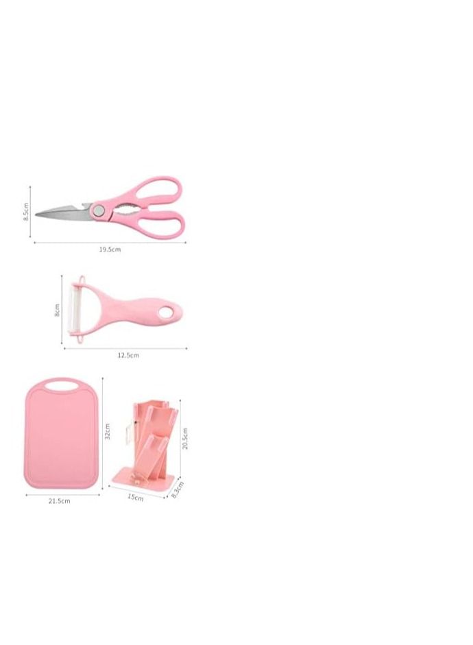 BLOOMING TIME 7-Piece Professional Stainless Steel Knife Set - Image 4