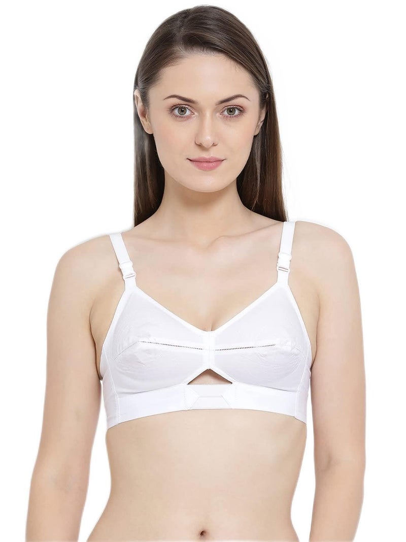 Rupa Softline Rupa Women's Cotton Wire Free Modern Non-Padded Bra (Pack of 6) (CHANDERKIRAN_White_34) - Image 4
