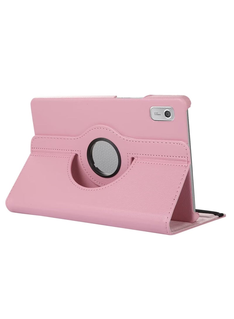 قضايا اللوح تغطي لشركة لينوفو تاب M9 (TB-310FU) ، وقف زاوية متعددة + قوس 360 دوار + قضية جلدية رقيقة مقاومة للصدمات - Image 1