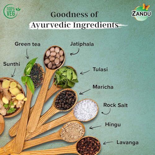 Zandu Desi Detox Kahwa Use The Power Of Green Tea | Metabolism Booster & Natural Detoxifier | Supports Overall Health & Well-Being (25 Tea Bags), 100 gram - Image 5