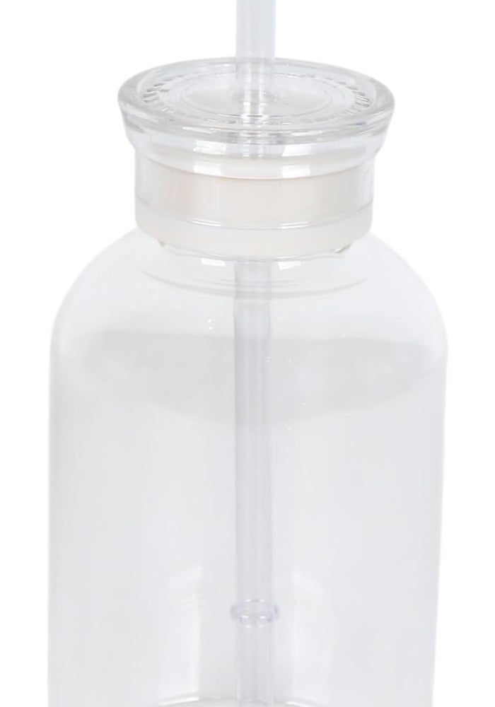 بي آند دي طقم برطمانات مياه زجاجية من B&D مع شفاط، 4 قطع، زجاجات شرب مزودة بأغطية - Image 2