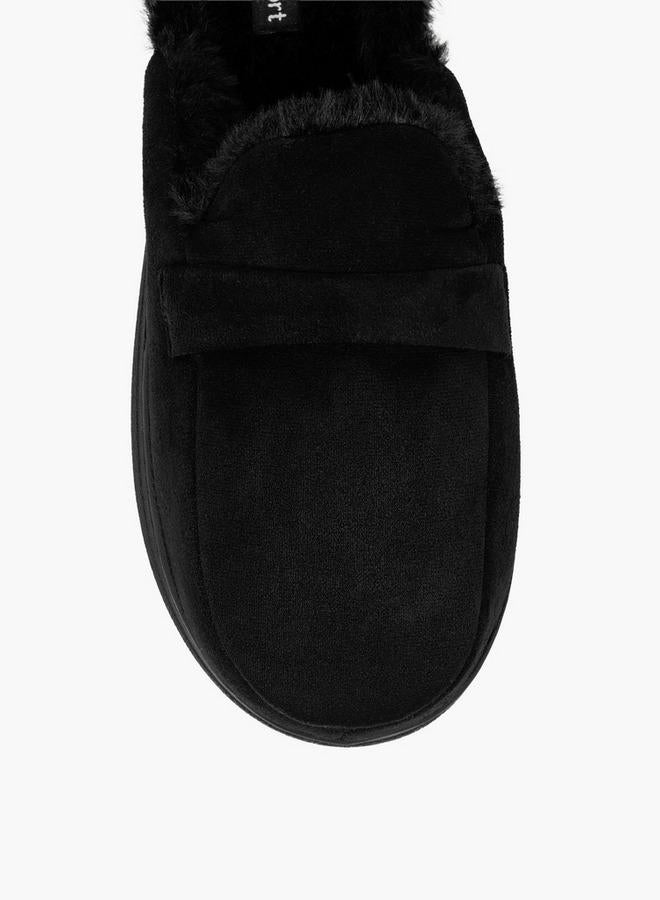 Le Confort Women Faux Fur Bedroom Slippers - Image 3