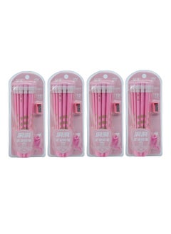 ON SHOPPY LABEL Dongdong Dark 12 Pencil Set for Sketching Writing and Crafting for Children with Sharpner and Grips Pack Of 4