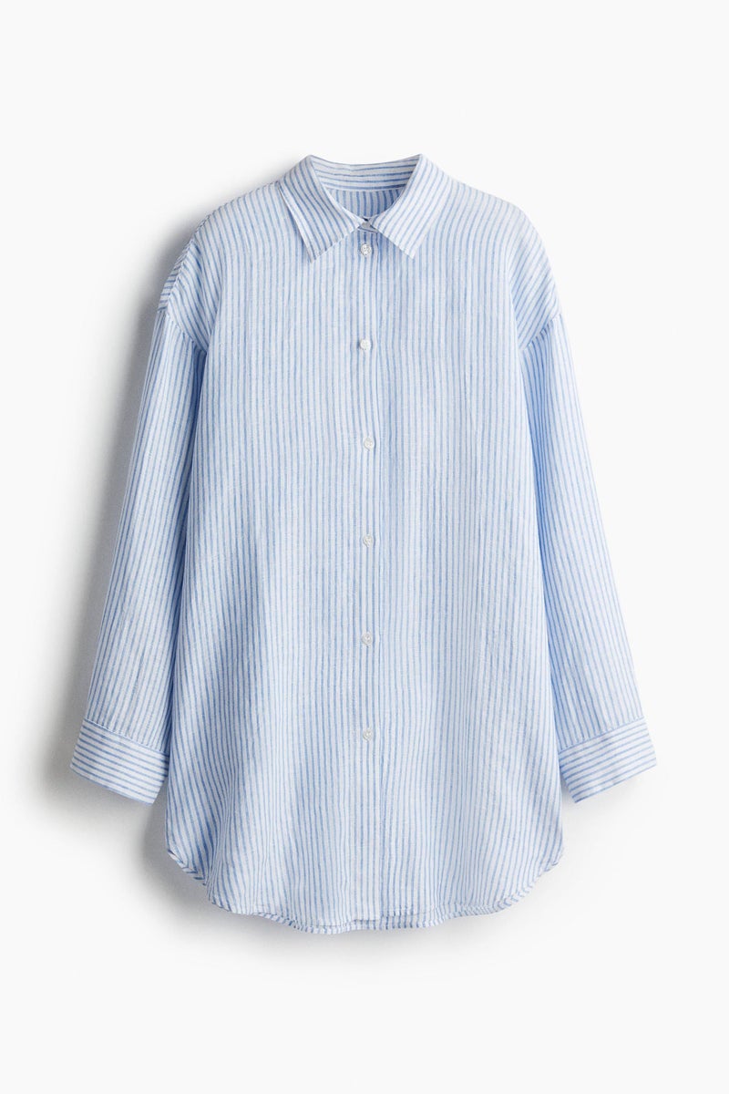 H&M Linen Beach Shirt - Image 1