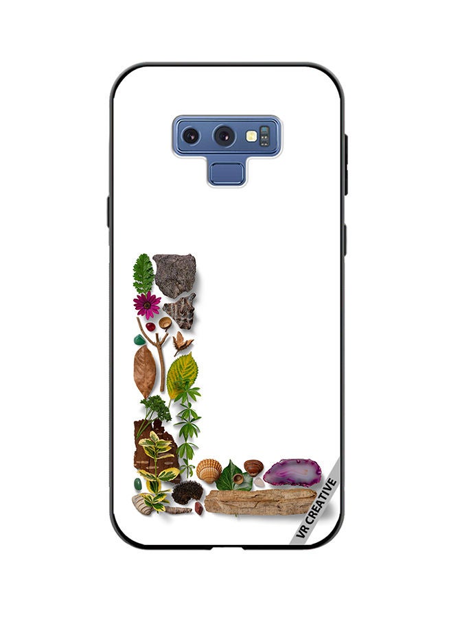 VR CREATIVE Protective Case Cover For Samsung Galaxy Note 9 Alphabet L Design Multicolour - Image 1