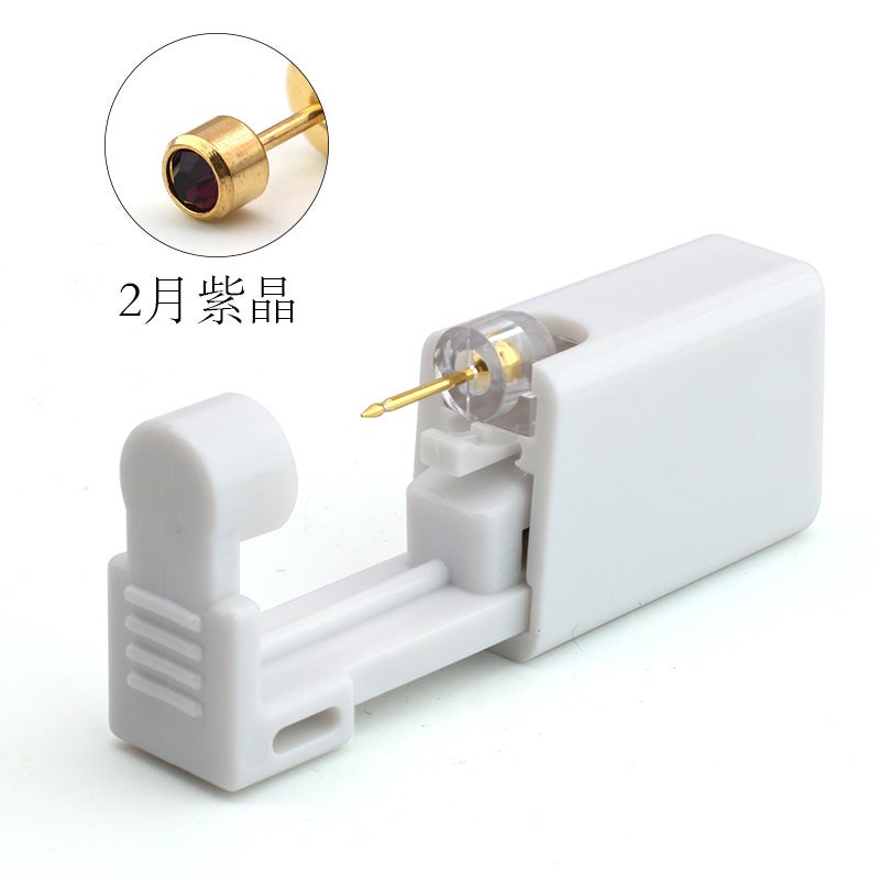 Second-Generation Disposable Ear Piercing Tool, Ear Piercing Gun, Ear Stud Gun, Ear Piercing Device, Ear Gun For Piercing Ear Cartilage And Creating Ear Holes - Image 1