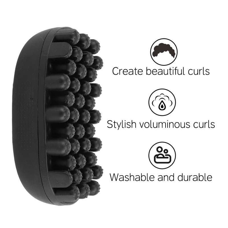 AMAKO Rubber Curling Hair Brush : Twist King Sponge for Afro Hair, Ideal Durable Washable Sponges Curls Tool (Small Tooth) - Image 5