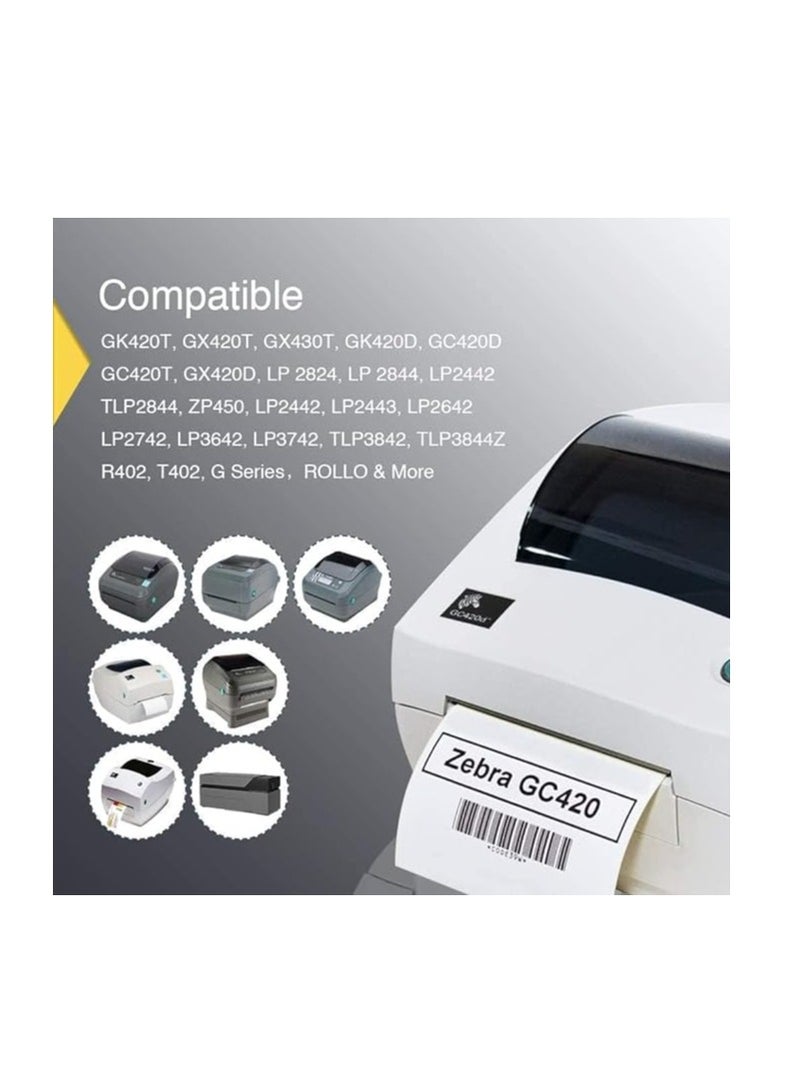 Terabyte 50mm x 25mm Direct Thermal Barcode Label Sticker 1000 Labels per Roll - 5 Rolls - Image 3