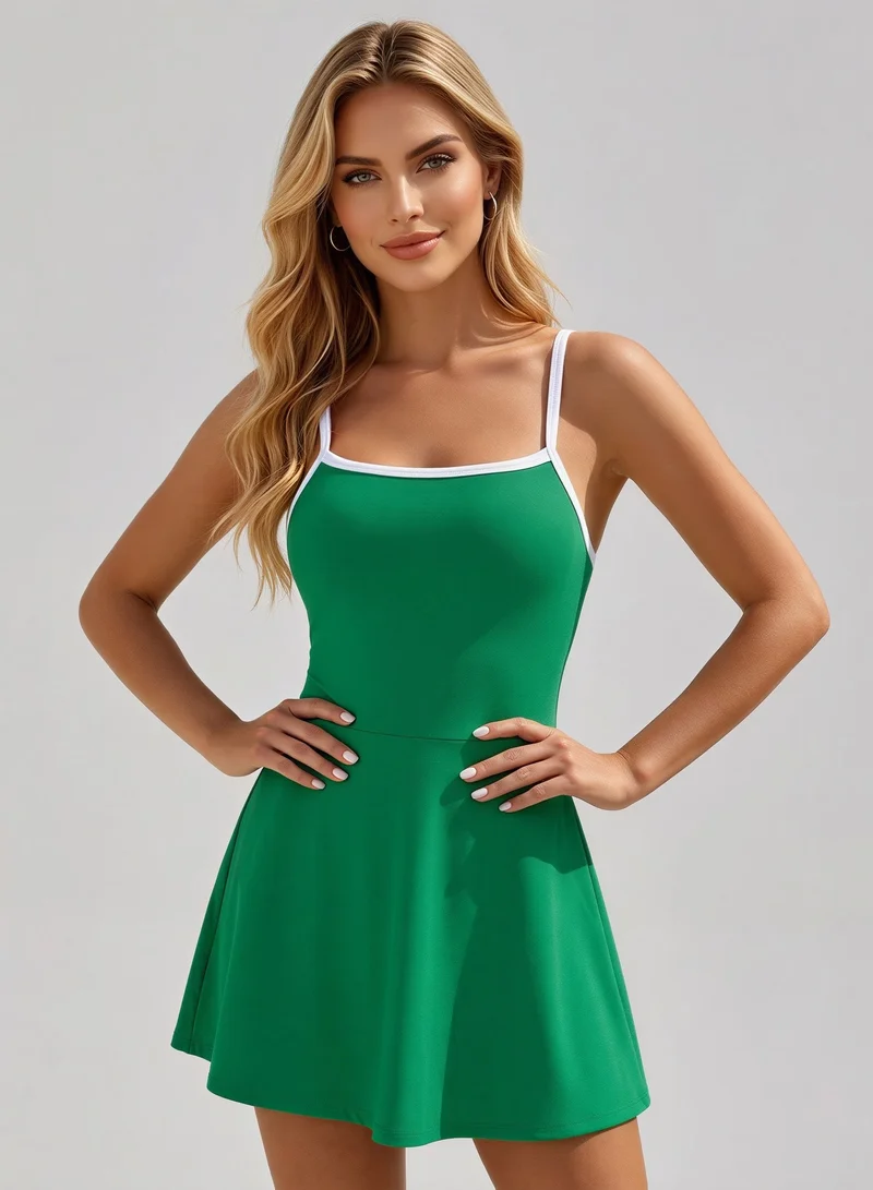CORRE Active Wear Aria Padel Dress - Green