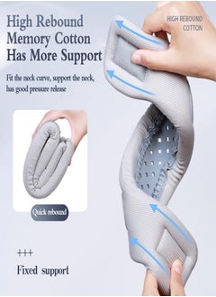 RATSAW Neck Collar Soft Foam Neck Brace for Neck Pain Relief and Support Sleep Snoring Neck Brace Adjustable Neck Brace Keeps Vertebrae Stable and Aligned  - Image 4