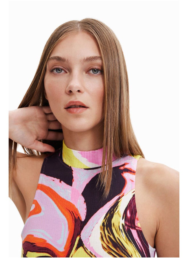 DESIGUAL - Multicolour digital print body - Image 1