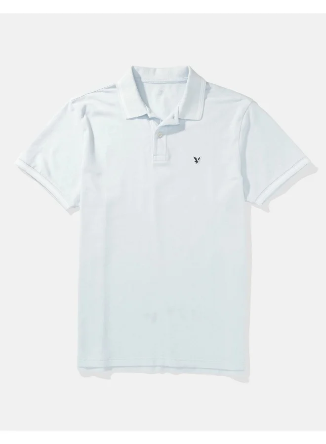American Eagle AE Tipped Flex Pique Polo Shirt