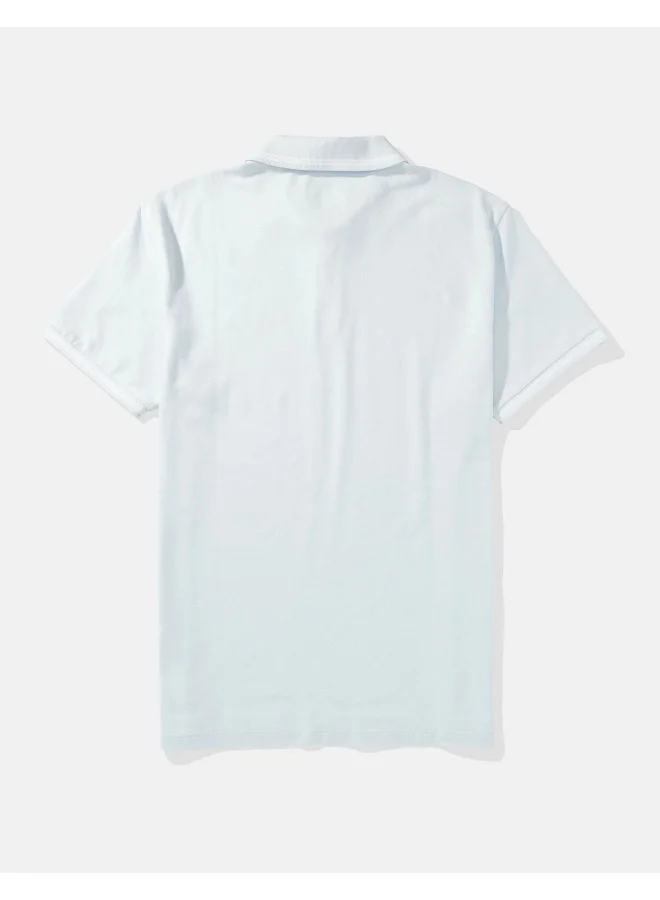 American Eagle AE Tipped Flex Pique Polo Shirt