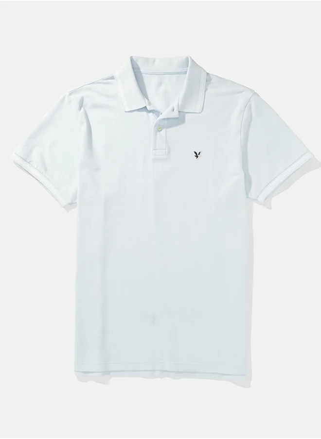 American Eagle AE Tipped Flex Pique Polo Shirt