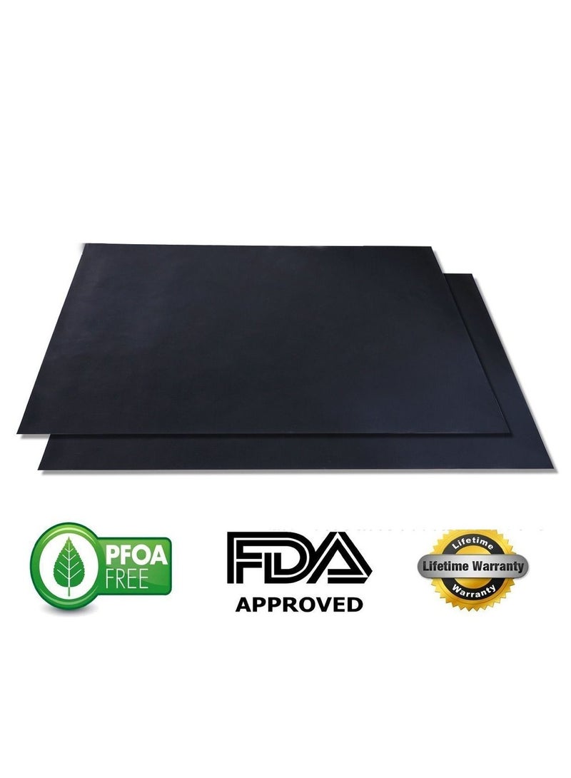 Y&D 5-Piece Reusable Non Stick BBQ Grill Mat Set For Electric Grill Gas Charcoal BBQ And Camping 40*33cm  - Image 4