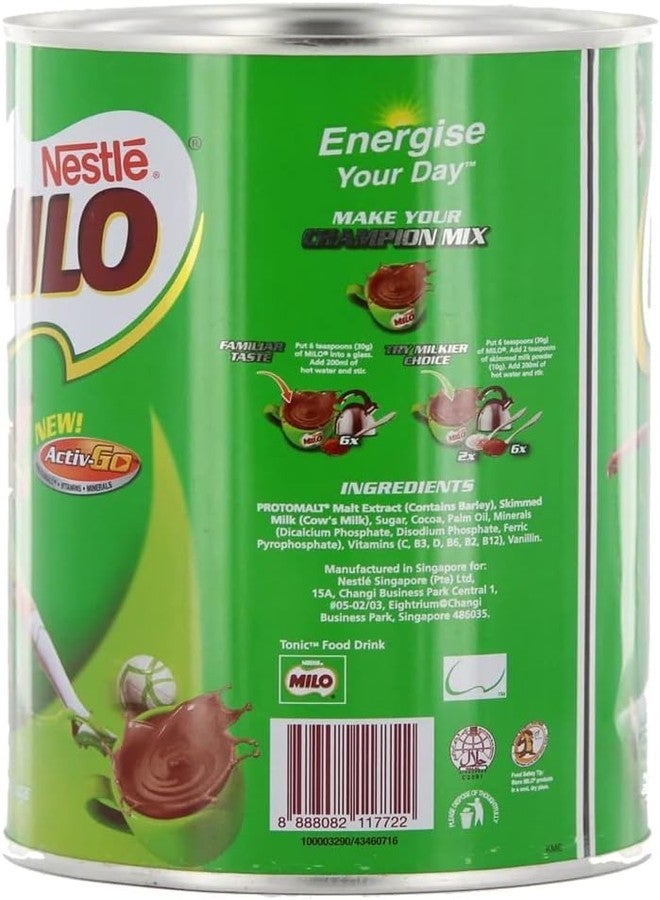 Nestlé MILO Cocoa Malt Beverage Powder, Chocolate Malt Flavor, 400g, Vitamins & Minerals Enriched, Nourishing Energy Drink - Image 4
