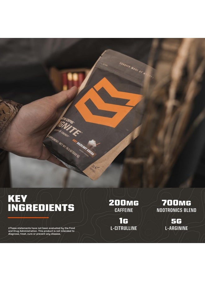 MTN OPS - MTN OPS Hot Ignite Supercharged Energy Drink Mix Coffee Alternative, 30-Serving Bag, Salted Caramel - Image 1