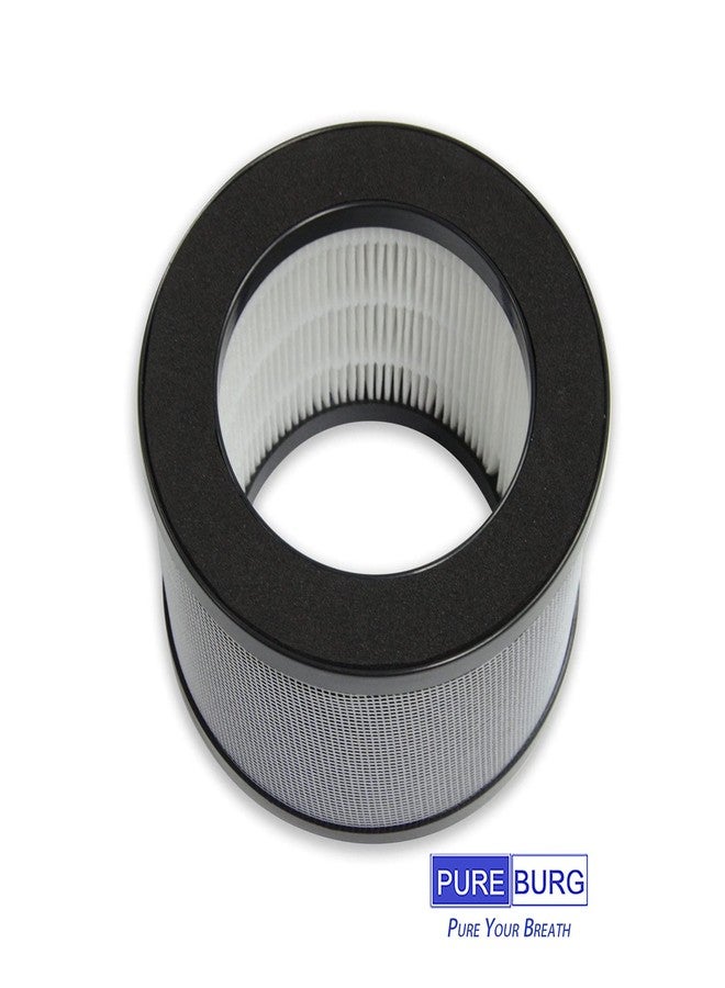 PUREBURG عبوة من قطعتين من فلاتر HEPA البديلة من PUREBURG، متوافقة مع أجهزة تنقية الهواء ToLife TZ-K1 و Elechomes EPI081 EP1081 و FreAire KN-6391RGB و AROEVE MK01 MK06 و Kloudi DH-JH01 و POMORON MJ001H - Image 4