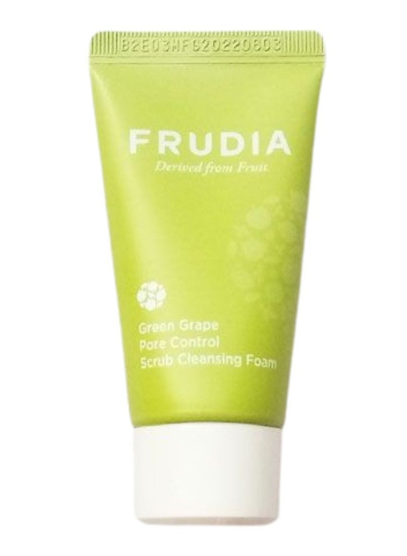 Frudia Green Grape Pore Control Scrub Cleansing Foam 30ml - Image 1