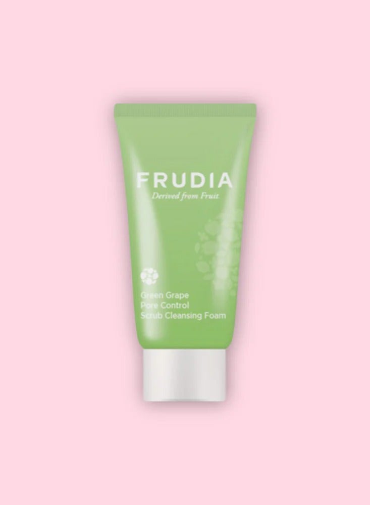 Frudia Green Grape Pore Control Scrub Cleansing Foam 30ml - Image 2