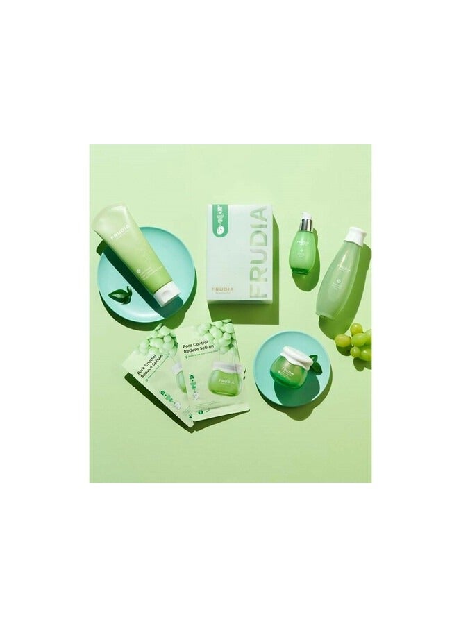 Frudia Green Grape Pore Control Scrub Cleansing Foam 30ml - Image 3