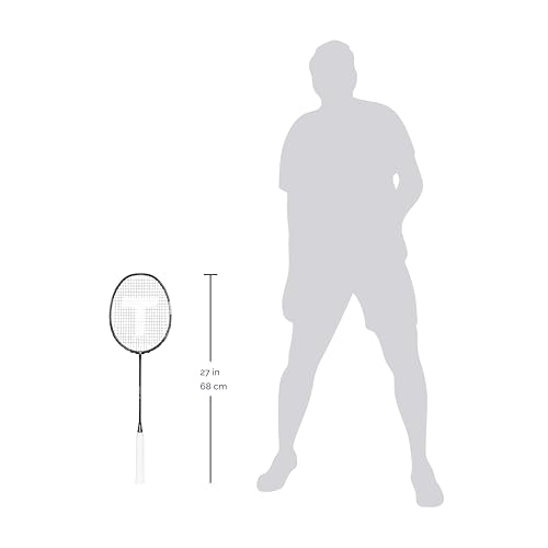 TANSO Arashi SS Strung Badminton Racket (35 Lbs Tension, Recommended by Padukone School of Badminton, 77 Grams Ultra Light Weight Full Carbon Fiber with Premium Strings and Full Racquet Cover) - Image 5