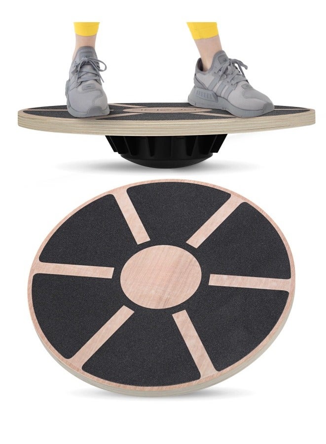 WALALLA Wobble Aerobic Step Platform Balance Board with Non-skid Tpr Bump Surface, 360 Rotation for Stability Training, Versatile Home Gym Exercise Workout Step Aerobics Platform - Image 1