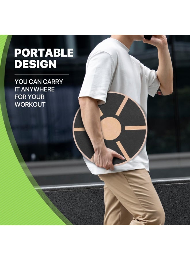 WALALLA Wobble Aerobic Step Platform Balance Board with Non-skid Tpr Bump Surface, 360 Rotation for Stability Training, Versatile Home Gym Exercise Workout Step Aerobics Platform - Image 5