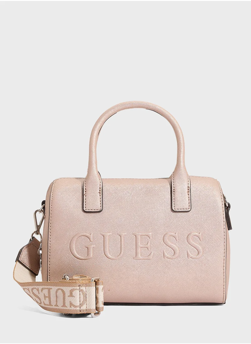 GUESS Berkton Barrel Satchel