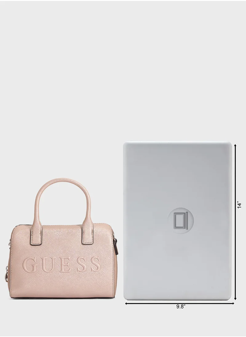 GUESS Berkton Barrel Satchel