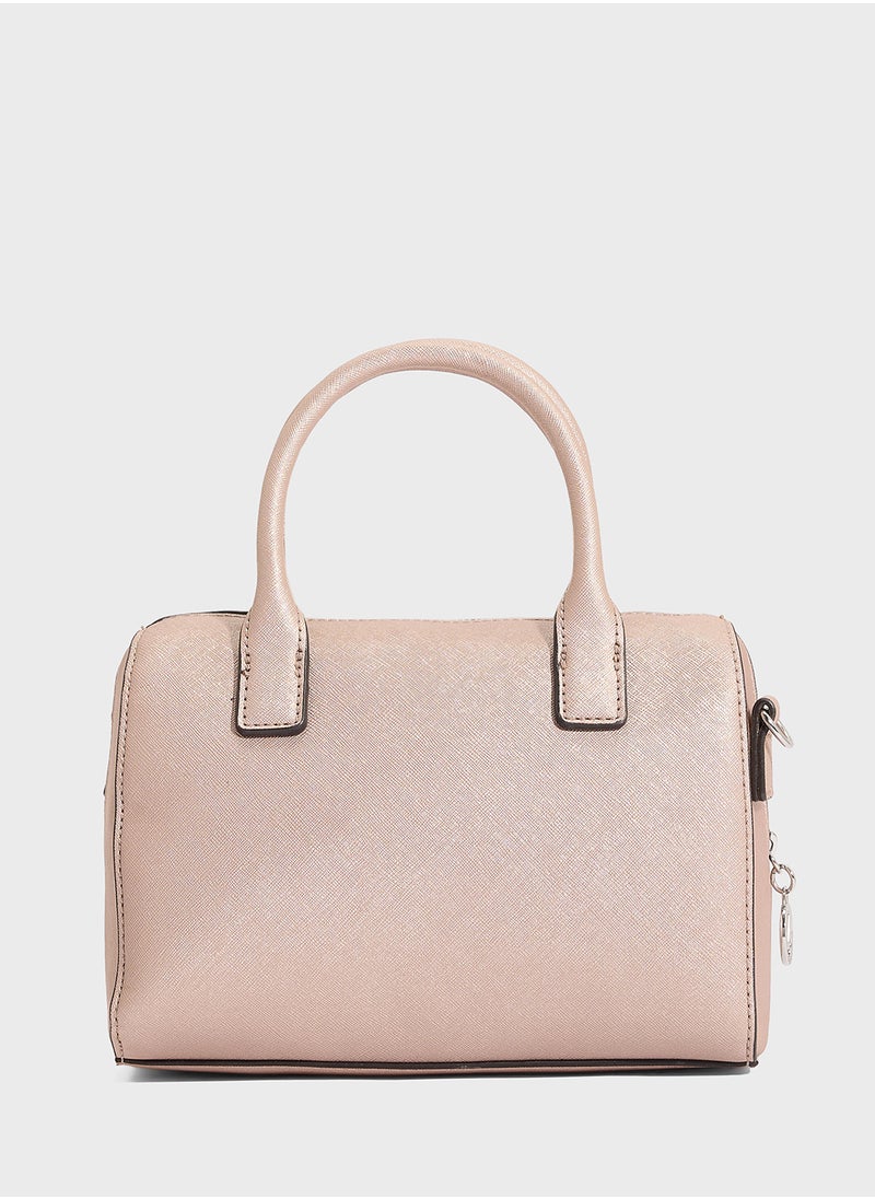 GUESS - Berkton Barrel Satchel - Image 1