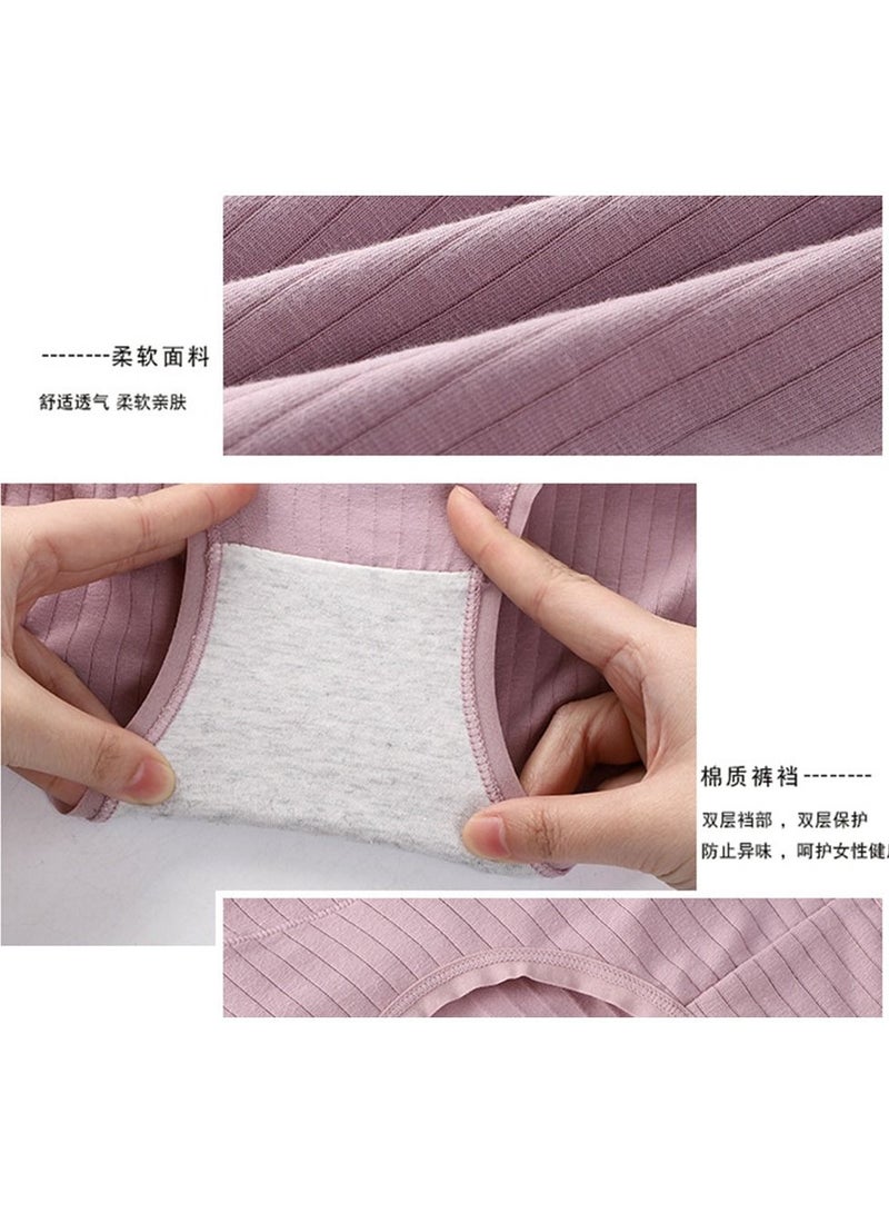 NIBEMINENT 3-Piece Of Women's Underwear Cotton Bottoms Large Size  - Image 2