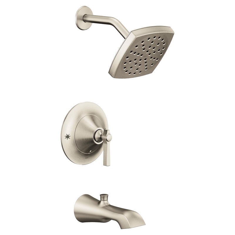 Moen TS2913BN Flara PosiTemp Pressure Balancing Tub and Shower Trim Kit Valve Required Brushed Nickel