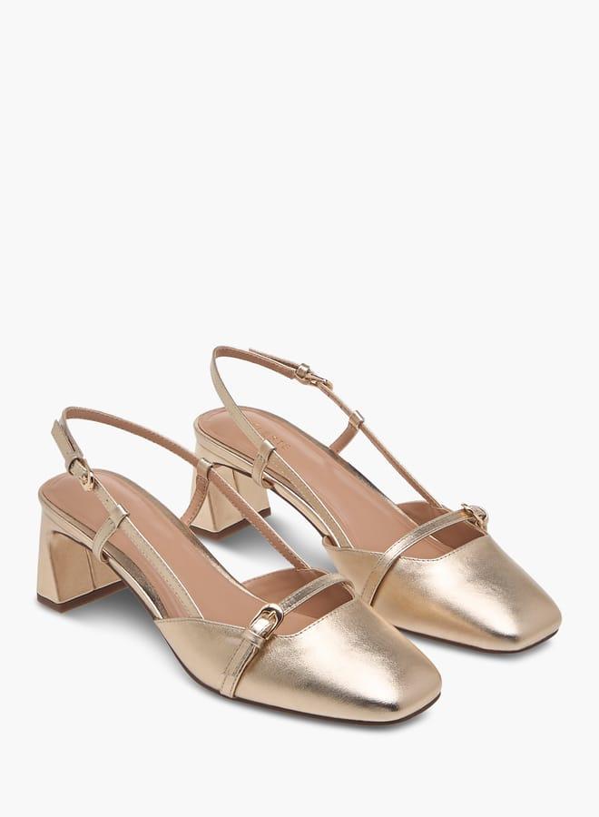 سيليست حذاء نسائي بكعب عريض وإبزيم - Image 3