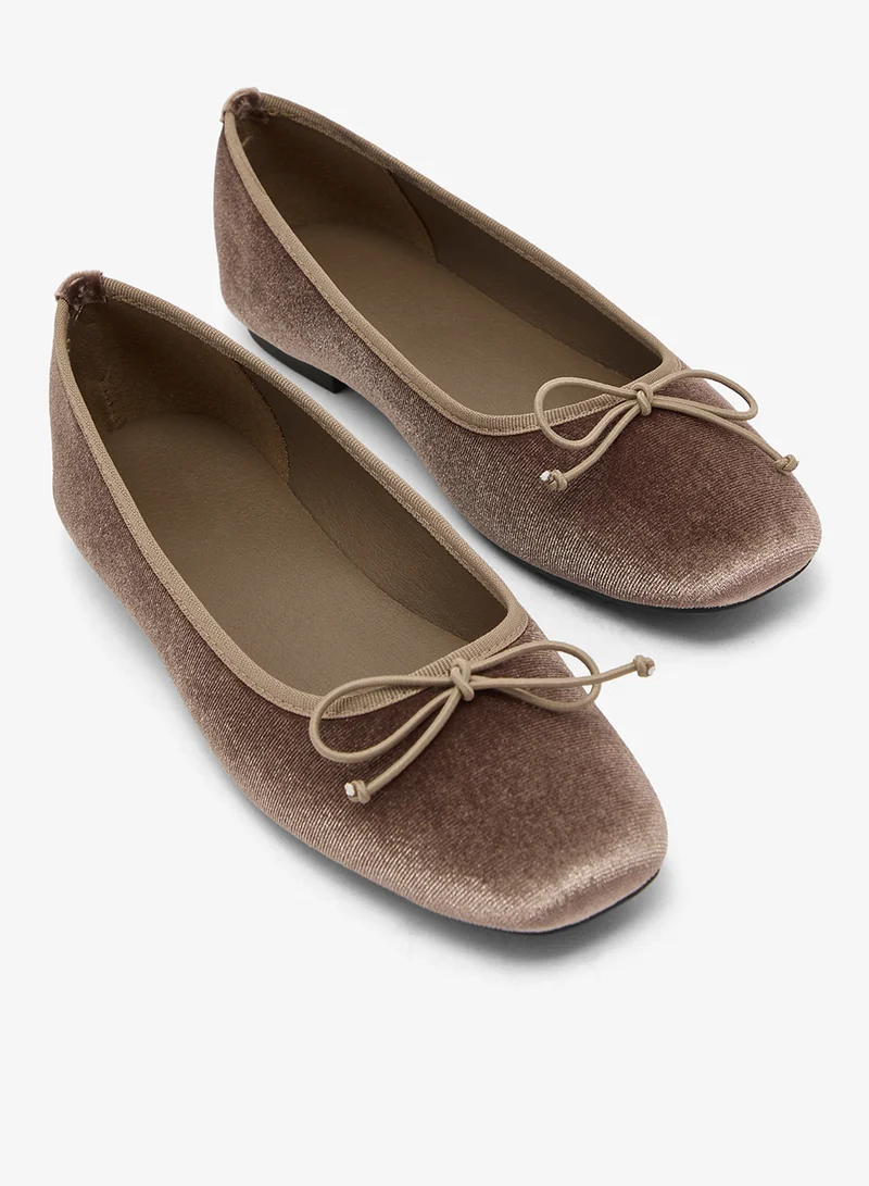 Ella Grey Classic Suede Ballet Flats for Women | Best Price UAE