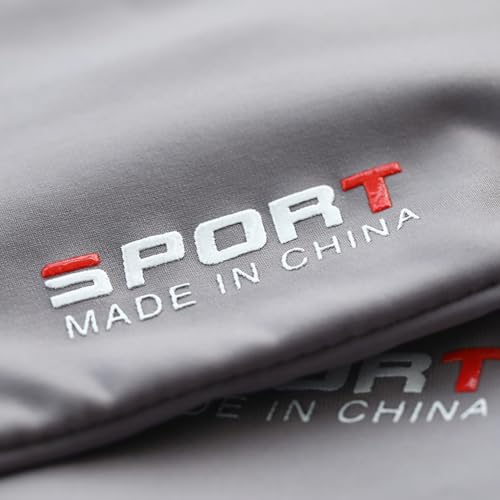 Inf-way UV Protection Armsleeves with 2 Cut Fingers Sun Gloves Men Anti-slip Fishing Driving Cycling Sports Cooling Long Sleeves (Grey) - Image 3