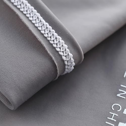 Inf-way UV Protection Armsleeves with 2 Cut Fingers Sun Gloves Men Anti-slip Fishing Driving Cycling Sports Cooling Long Sleeves (Grey) - Image 2