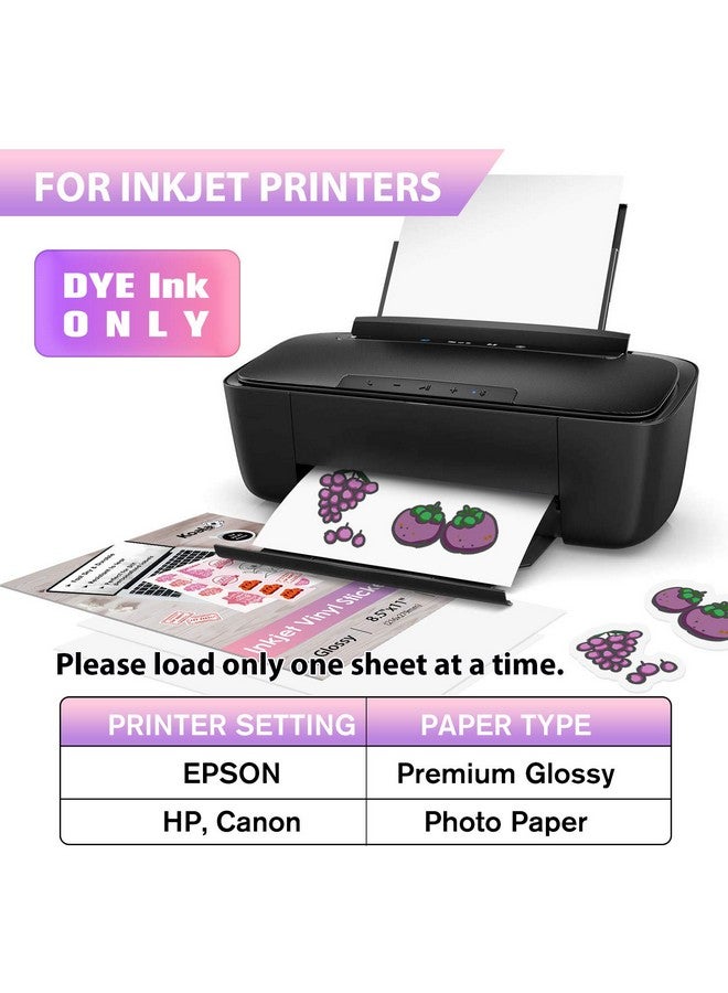 KOALA PAPER Koala Printable Vinyl Sticker Paper For Inkjet Printer 11X17 Inch 10 Sheets White Glossy Sticker Paper Waterproof Sticker Printer Paper Tearresistant Removable - Image 5