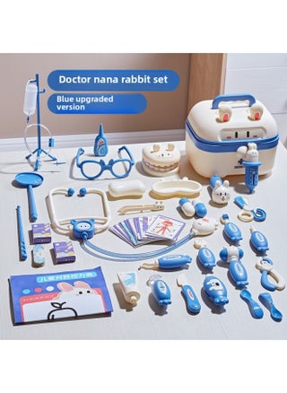 Nana Rabbit Simulation Medical Suitcase Children's Play Home Educational Toys Suit Simulation Of Parent-Child Interaction-Color:Blue Upgraded Model - pzsku/Z3AFE8AD63885E14E460EZ/45/1745926212/82c164a6-f52a-4c50-9bf0-6ea05b639375