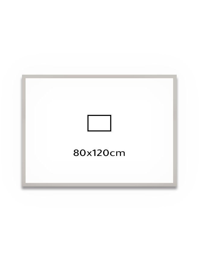 Marktna Canvas Wall Art For Wall Decoration, Islamic Design,With A Silver Frame,Size (120x80),One Piece - Image 3